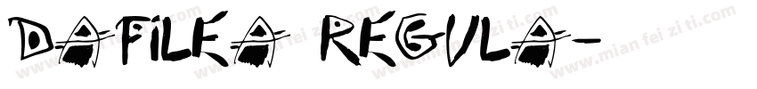 Dafilea Regula字体转换